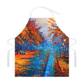 Autumn Painting Print Adjustable Apron