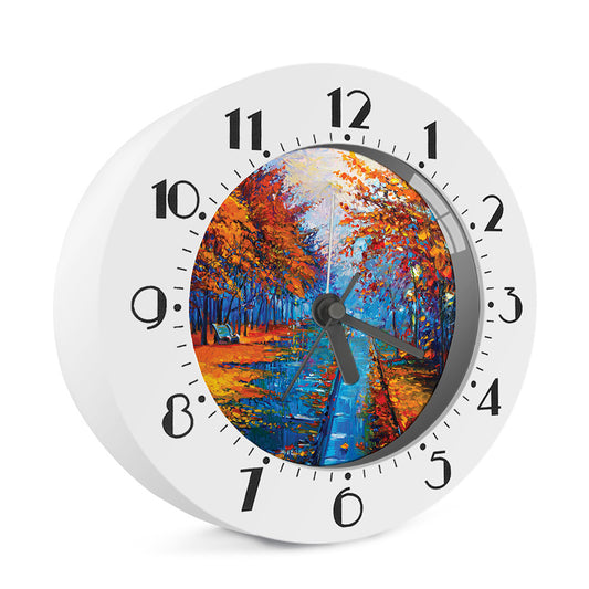 Autumn Painting Print Alarm Clock