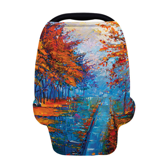 Autumn Painting Print Baby Seat Cover