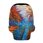 Autumn Painting Print Baby Seat Cover