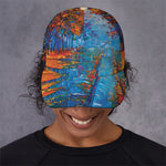 Autumn Painting Print Baseball Cap