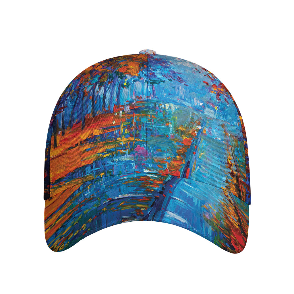 Autumn Painting Print Baseball Cap