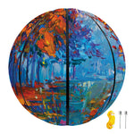 Autumn Painting Print Basketball