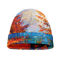 Autumn Painting Print Beanie