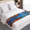 Autumn Painting Print Bed Runner