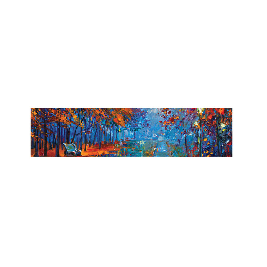 Autumn Painting Print Bed Runner