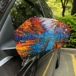 Autumn Painting Print Car Side Mirror Covers