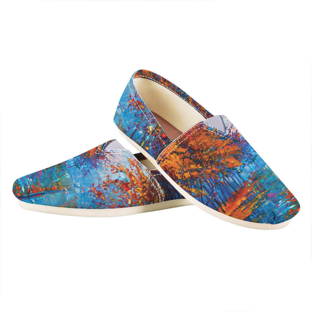 Autumn Painting Print Casual Shoes