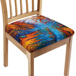 Autumn Painting Print Chair Cushion Cover