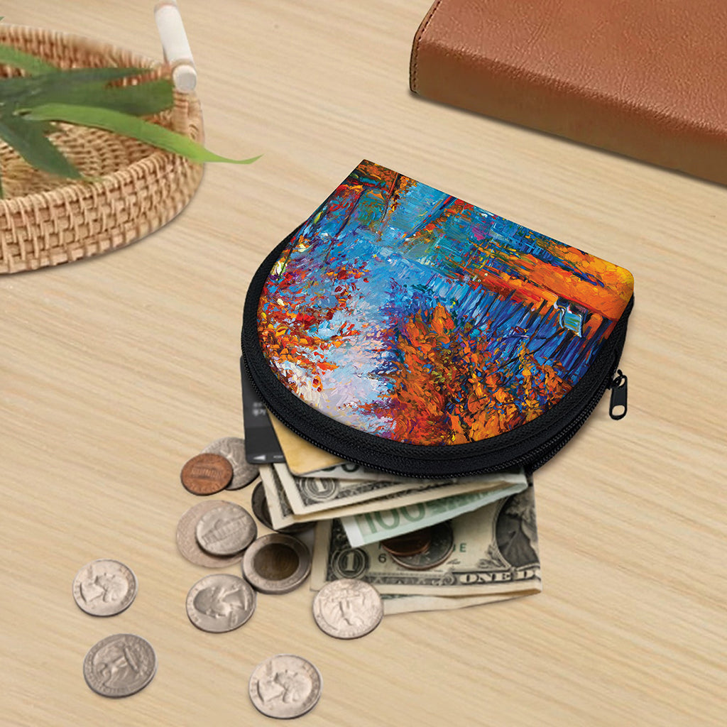 Autumn Painting Print Coin Purse