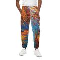 Autumn Painting Print Cotton Sweatpants