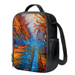 Autumn Painting Print Crossbody Lunch Bag