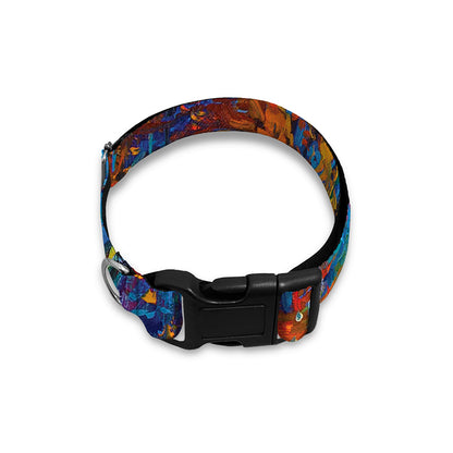 Autumn Painting Print Dog Collar