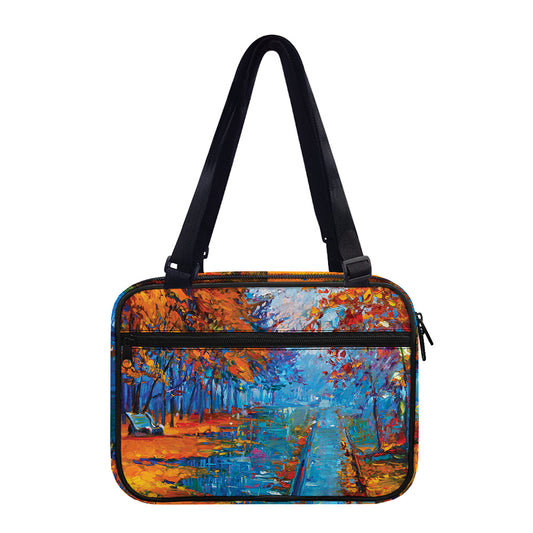 Autumn Painting Print Double Strap Bible Bag