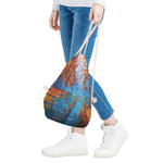 Autumn Painting Print Drawstring Bag