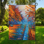 Autumn Painting Print Garden Flag