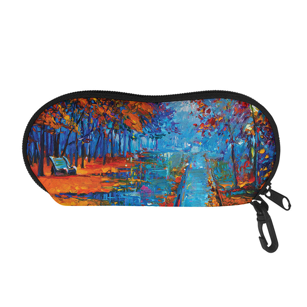 Autumn Painting Print Glasses Case