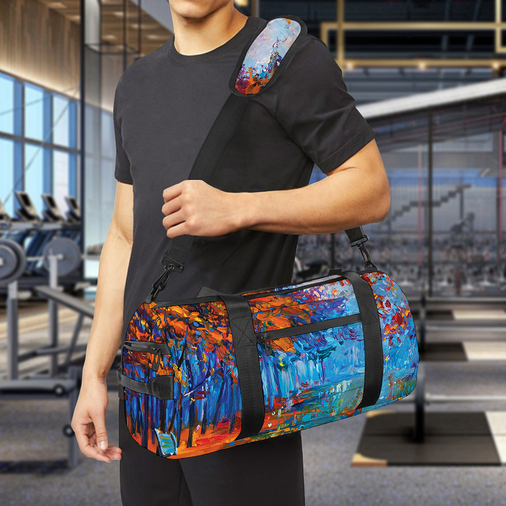 Autumn Painting Print Gym Bag