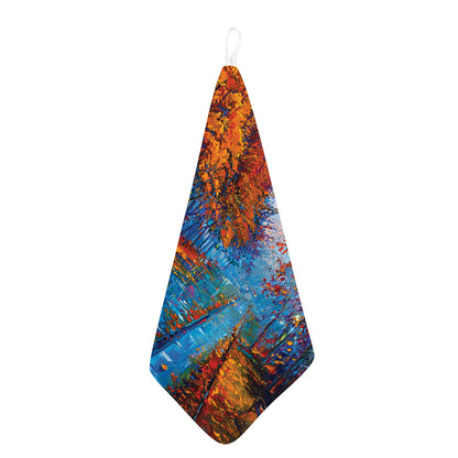 Autumn Painting Print Hand Towel