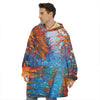 Autumn Painting Print Hoodie Blanket