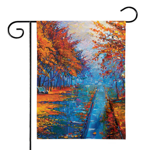 Autumn Painting Print House Flag