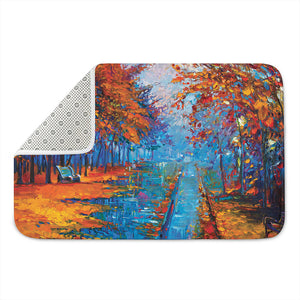 Autumn Painting Print Indoor Door Mat