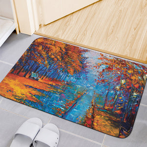 Autumn Painting Print Indoor Door Mat