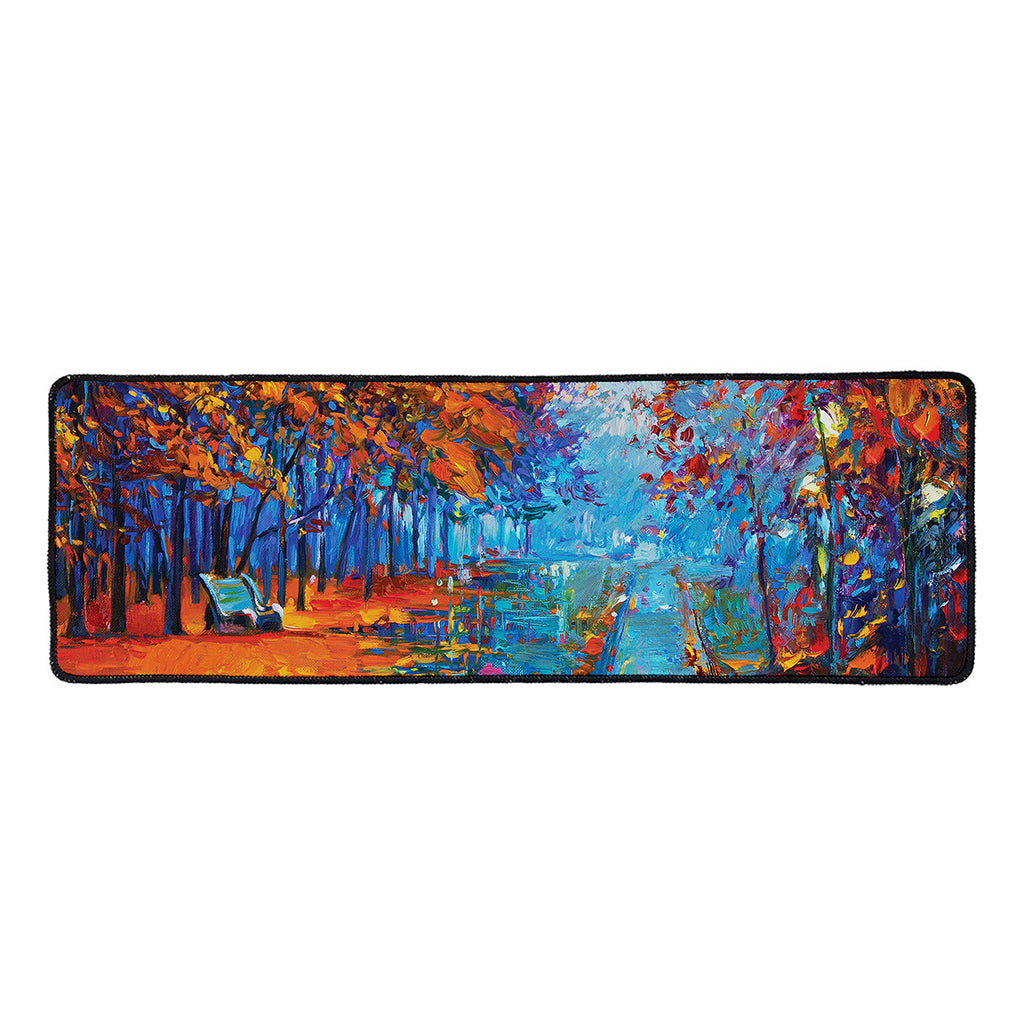 Autumn Painting Print Long Kitchen Mat