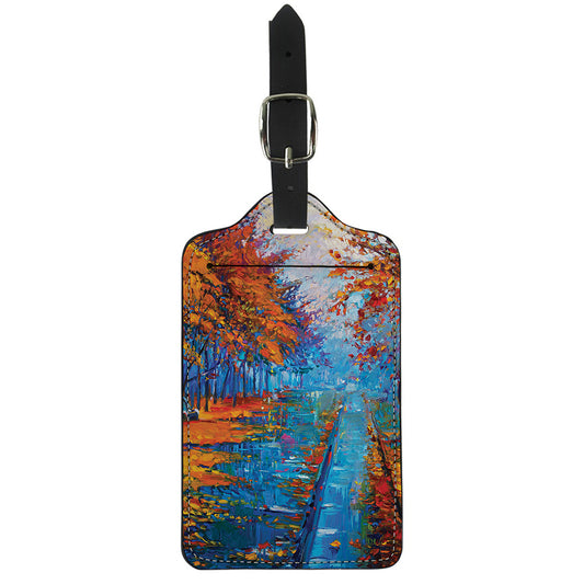 Autumn Painting Print Luggage Tag