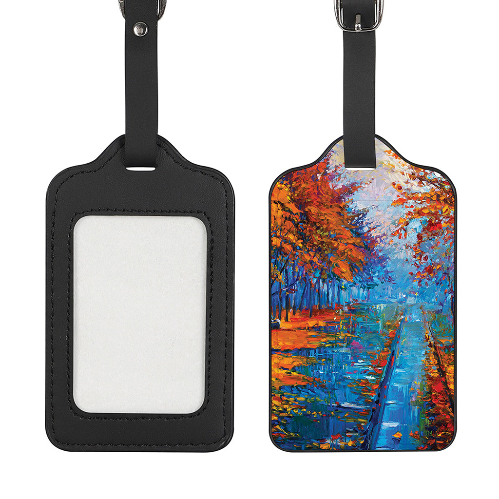 Autumn Painting Print Luggage Tag