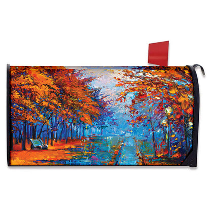 Autumn Painting Print Mailbox Cover