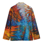 Autumn Painting Print Men's Blazer