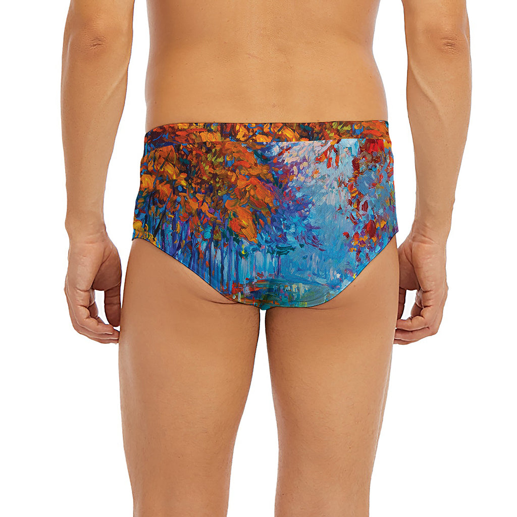 Autumn Painting Print Men's Briefs