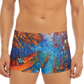 Autumn Painting Print Men's Short Boxer Briefs