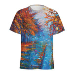 Autumn Painting Print Men's Sports T-Shirt