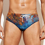 Autumn Painting Print Men's Swim Briefs