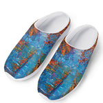 Autumn Painting Print Mesh Casual Shoes