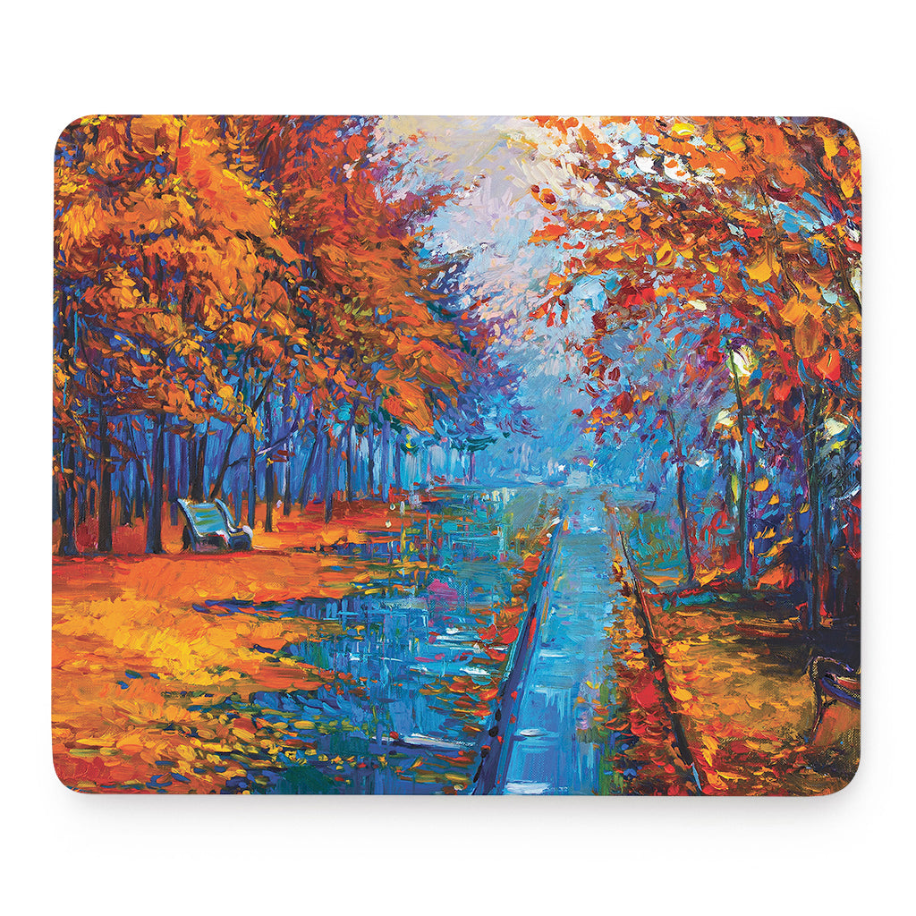 Autumn Painting Print Mouse Pad