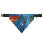 Autumn Painting Print Over The Collar Dog Bandana