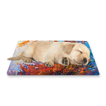 Autumn Painting Print Pet Cooling Mat Cover