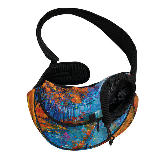 Autumn Painting Print Pet Sling Carrier