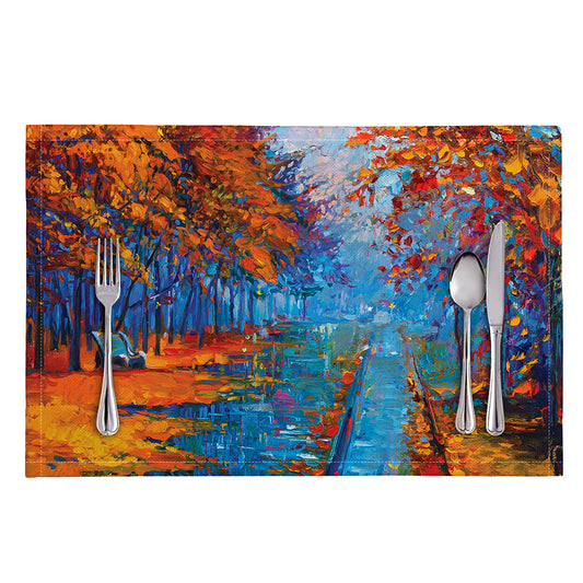 Autumn Painting Print Placemat