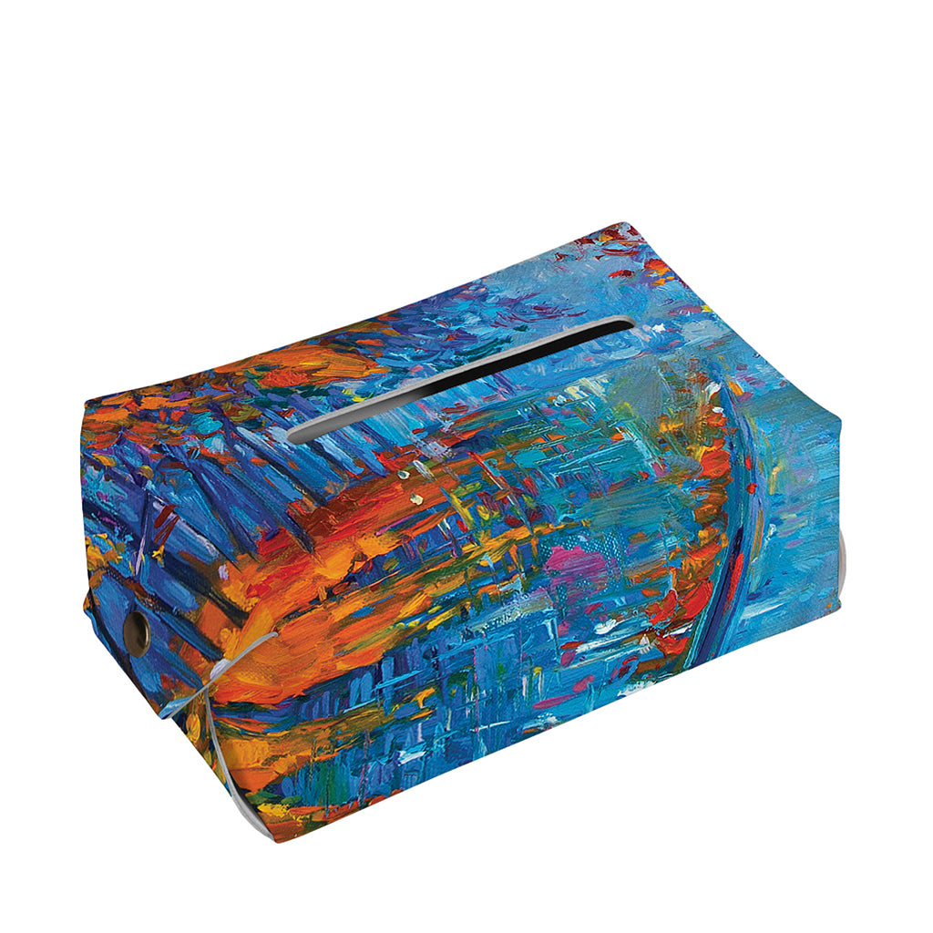 Autumn Painting Print Rectangle Tissue Box Cover