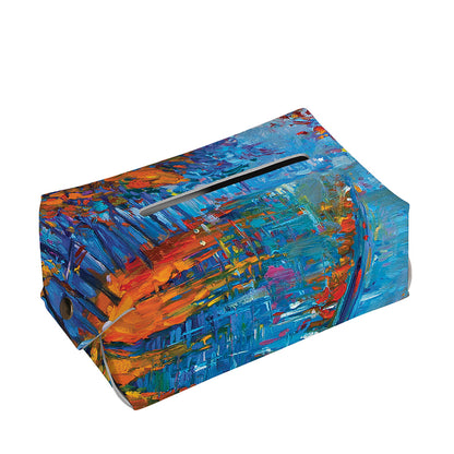 Autumn Painting Print Rectangle Tissue Box Cover