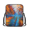 Autumn Painting Print Rectangular Crossbody Bag