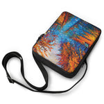 Autumn Painting Print Rectangular Crossbody Bag