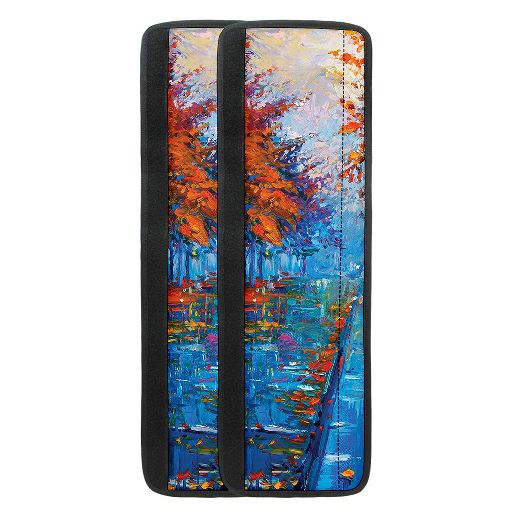 Autumn Painting Print Refrigerator Handle Covers
