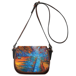 Autumn Painting Print Saddle Bag