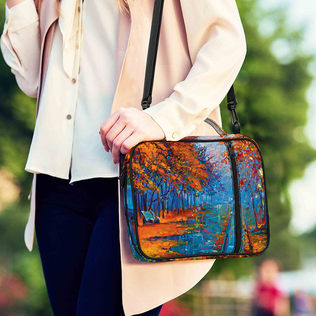Autumn Painting Print Shoulder Strap Bible Bag