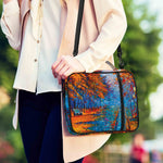 Autumn Painting Print Shoulder Strap Bible Bag